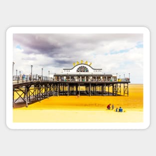 Cleethorpes Pier On Golden Sands Sticker